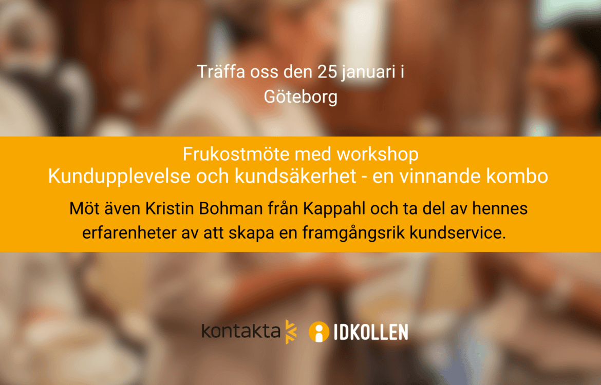 Frukostmöte i Göteborg - IDkollen och Kontakta med Kappahl som gäst.